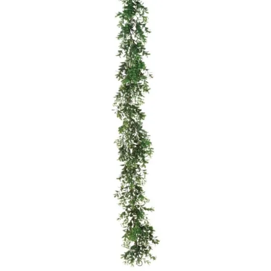 Monochromatic Boxwood Garland, 72 In.-Kirkland's Home Outlet