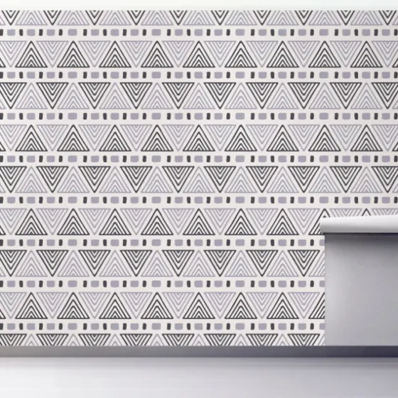 Monochrome Geo Peel And Stick Wall Mural-Kirkland's Home Cheap
