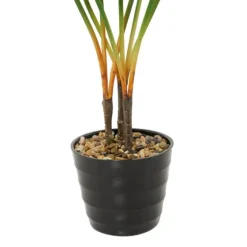 Monstera Plant In Ribbed Rock Planter-Kirkland's Home Outlet