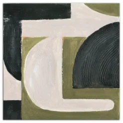 Moody Green Shapes I Canvas Art Print-Kirkland's Home Store