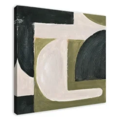 Moody Green Shapes I Canvas Art Print-Kirkland's Home Store