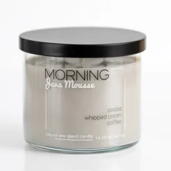 Morning Java Mousse Triple Wick Jar Candle-Kirkland's Home Cheap