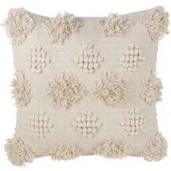 Moroccan Tufted Pom Pom Throw Pillow-Kirkland's Home Flash Sale