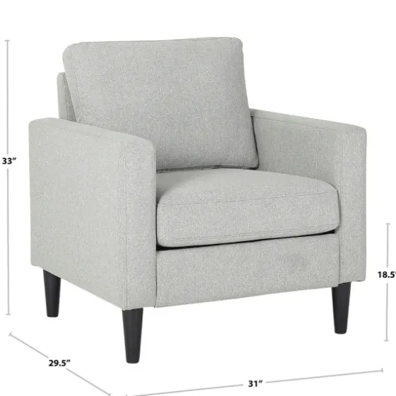 Mossy Contemporary Upholstered Accent Chair-Kirkland's Home Online