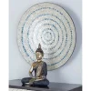 Mother Of Pearl Coastal Gong Wall Decoration-Kirkland's Home Hot