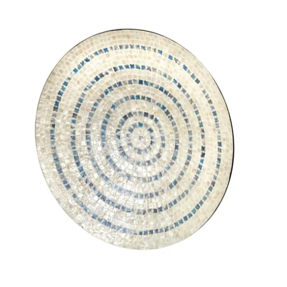 Mother Of Pearl Coastal Gong Wall Decoration-Kirkland's Home Hot
