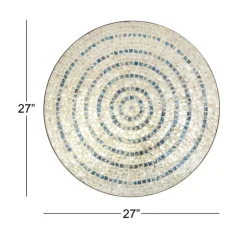 Mother Of Pearl Coastal Gong Wall Decoration-Kirkland's Home Hot