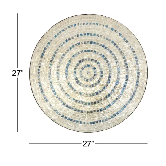 Mother Of Pearl Coastal Gong Wall Decoration-Kirkland's Home Hot