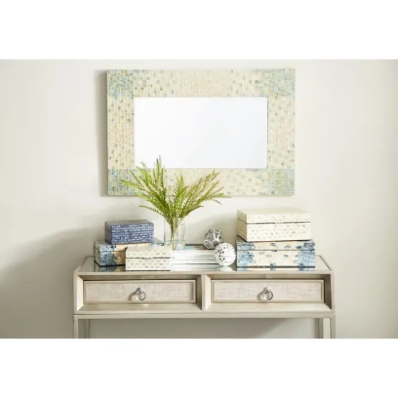 Mother Of Pearl Mosaic Wall Mirror-Kirkland's Home Sale