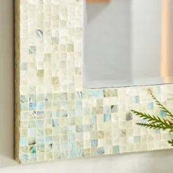 Mother Of Pearl Mosaic Wall Mirror-Kirkland's Home Sale