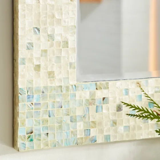 Mother Of Pearl Mosaic Wall Mirror-Kirkland's Home Sale