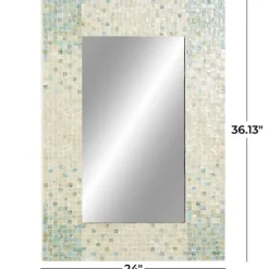 Mother Of Pearl Mosaic Wall Mirror-Kirkland's Home Sale
