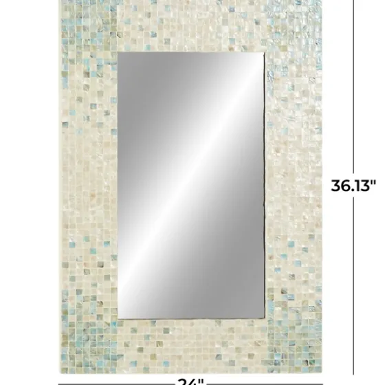 Mother Of Pearl Mosaic Wall Mirror-Kirkland's Home Sale