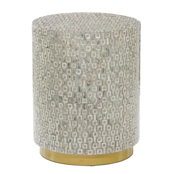 Mother Of Pearl Sells Wood Base Accent Table-Kirkland's Home Cheap