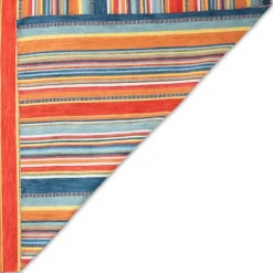 Multi Dhurri Stripe Indoor/Outdoor Area Rug, 5X7-Kirkland's Home Discount