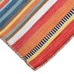 Multi Dhurri Stripe Indoor/Outdoor Area Rug, 5X7-Kirkland's Home Discount