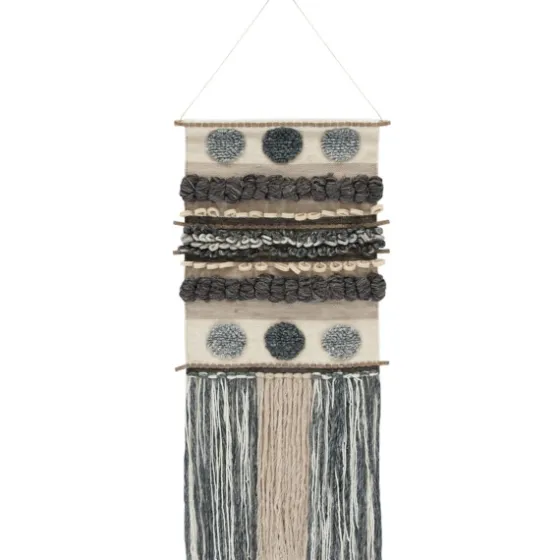Multicolor Abstract Pom Pom Woven Wall Hanging-Kirkland's Home Best Sale