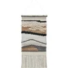 Multicolor Abstract Woven Fringe Wall Hanging-Kirkland's Home Outlet
