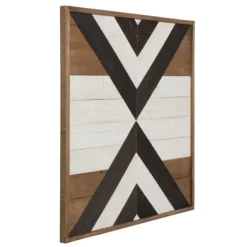 Multicolor Baralt Shiplap Wood Wall Plaque-Kirkland's Home Online