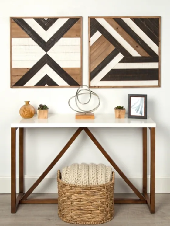 Multicolor Baralt Shiplap Wood Wall Plaque-Kirkland's Home Online