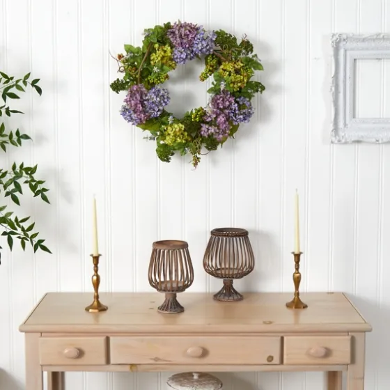 Multicolor Hydrangea And Berry Wreath-Kirkland's Home Discount