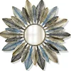 Multicolor Iron Petal Sunburst Mirror-Kirkland's Home Online