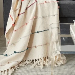 Multicolor Loop Striped Throw-Kirkland's Home Best Sale