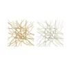Multicolor Metal Abstract Wall Plaques, Set Of 2-Kirkland's Home Online