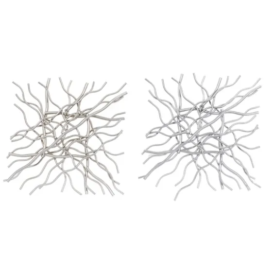 Multicolor Metal Abstract Wall Plaques, Set Of 2-Kirkland's Home Online