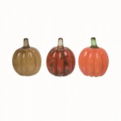 Multicolor Mini Glass Pumpkins, Set Of 3-Kirkland's Home Cheap
