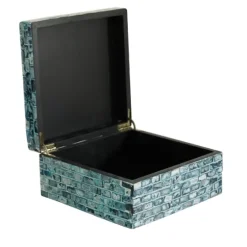 Multicolor Mother Of Pearl Coastal Boxes, Set Of 2-Kirkland's Home Cheap