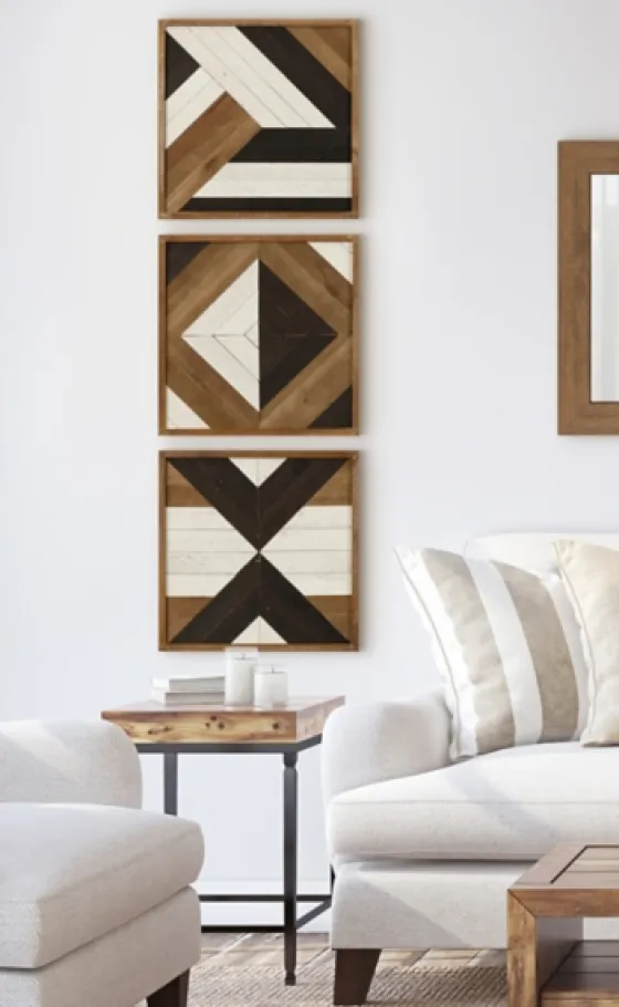 Multicolor Wood Ballez Wall Plaques, Set Of 3-Kirkland's Home Fashion