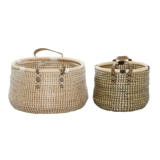 Multicolor Wooden Baskets, Set Of 2-Kirkland's Home New
