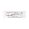 Music Is Life Wall Plaque-Kirkland's Home Online