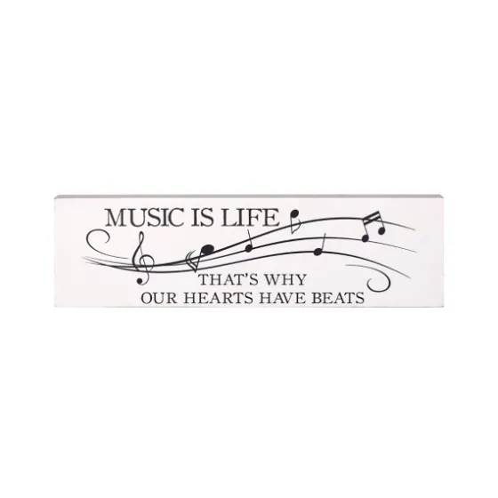 Music Is Life Wall Plaque-Kirkland's Home Online