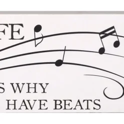 Music Is Life Wall Plaque-Kirkland's Home Online