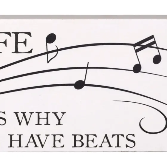 Music Is Life Wall Plaque-Kirkland's Home Online