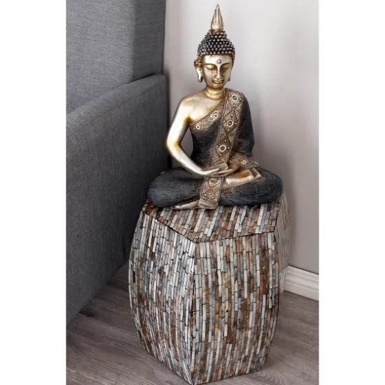 Mussel Shell Hexagonal Accent Table-Kirkland's Home Cheap