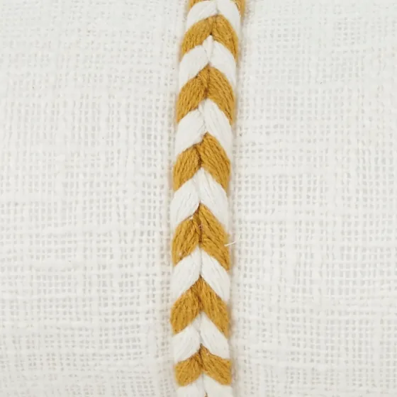 Mustard Braided Twist Lumbar Throw Pillow-Kirkland's Home Best Sale