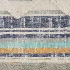 Myrtle Tufted Stripes Lumbar Pillow-Kirkland's Home Outlet