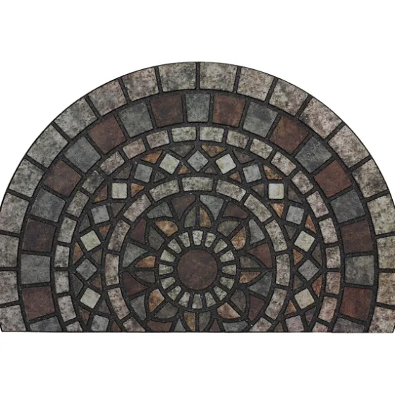Mythos Stone Mosaic Slice Doormat-Kirkland's Home Clearance