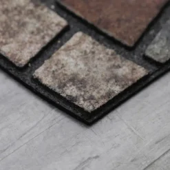 Mythos Stone Mosaic Slice Doormat-Kirkland's Home Clearance