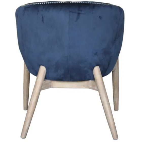 Nadia Navy Velvet Club Chair-Kirkland's Home Cheap