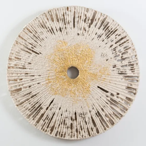 Nala Gold Leaf Paper Pulp Medallion Plaque-Kirkland's Home Online