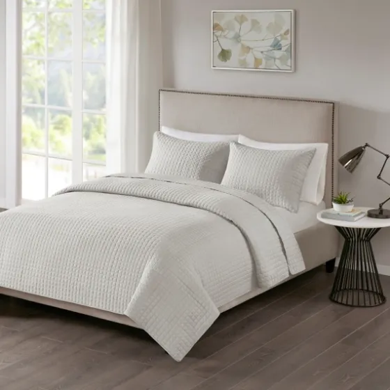 Nash 3-Pc. Reversible King Coverlet Set-Kirkland's Home Shop