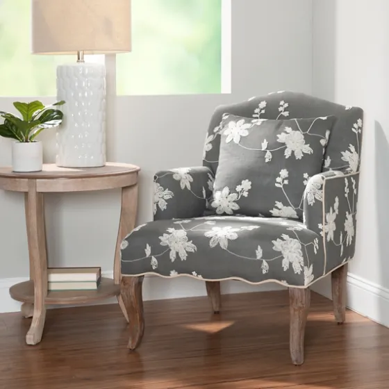 Natalie Floral Accent Chair-Kirkland's Home Shop