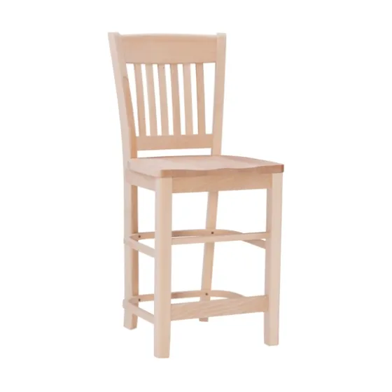 Natie Unfinished Counter Stools, Set Of 2-Kirkland's Home Outlet