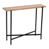 Natural Acacia Wood And Acrylic Top Console Table-Kirkland's Home Online
