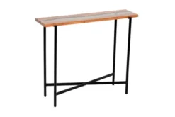 Natural Acacia Wood And Acrylic Top Console Table-Kirkland's Home Online