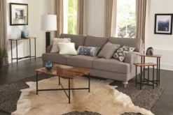 Natural Acacia Wood And Acrylic Top Console Table-Kirkland's Home Online